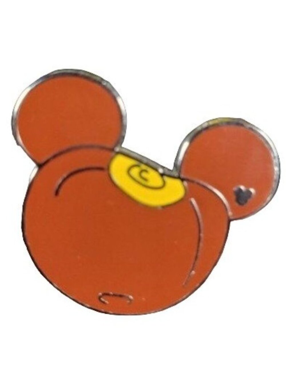 Disney Mickey Mouse Trading Pin Walnut Icon Hidden Mickey Lapel Pin Brooch Badge